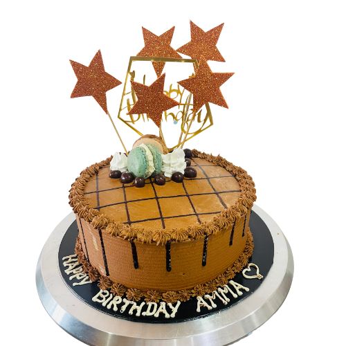 Brown Star Cake